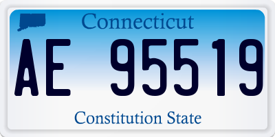 CT license plate AE95519