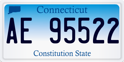 CT license plate AE95522