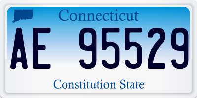 CT license plate AE95529
