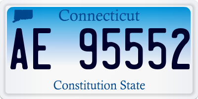 CT license plate AE95552