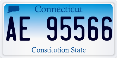 CT license plate AE95566