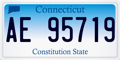 CT license plate AE95719