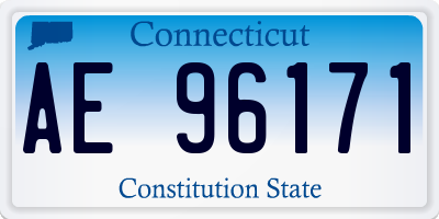 CT license plate AE96171