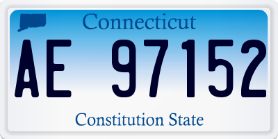 CT license plate AE97152