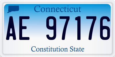CT license plate AE97176
