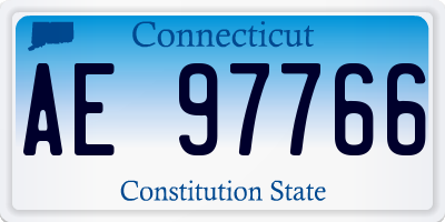 CT license plate AE97766