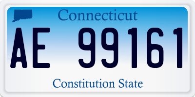CT license plate AE99161