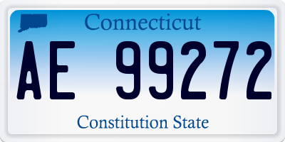 CT license plate AE99272