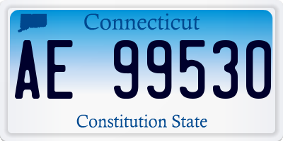 CT license plate AE99530