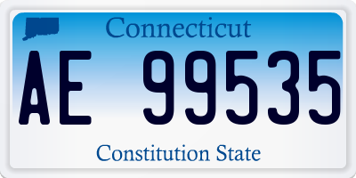 CT license plate AE99535