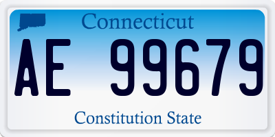 CT license plate AE99679