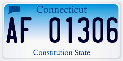 CT license plate AF01306