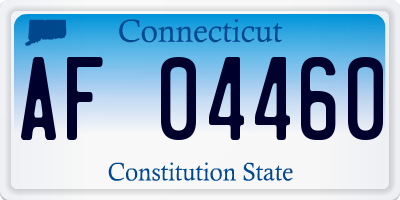 CT license plate AF04460