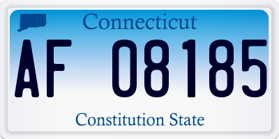 CT license plate AF08185