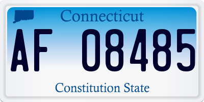 CT license plate AF08485
