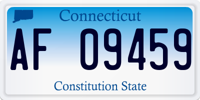 CT license plate AF09459