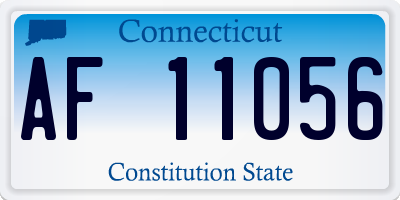 CT license plate AF11056