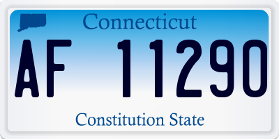 CT license plate AF11290