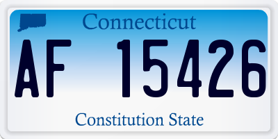 CT license plate AF15426