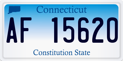 CT license plate AF15620