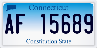CT license plate AF15689