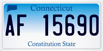 CT license plate AF15690