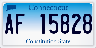 CT license plate AF15828