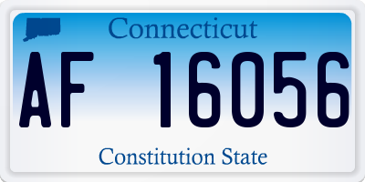CT license plate AF16056