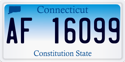 CT license plate AF16099