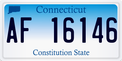 CT license plate AF16146