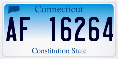 CT license plate AF16264