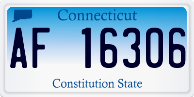 CT license plate AF16306