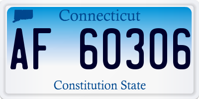 CT license plate AF60306