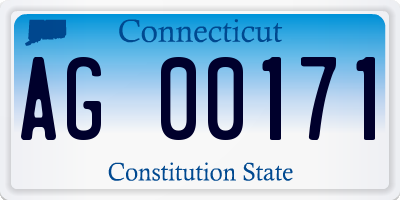 CT license plate AG00171