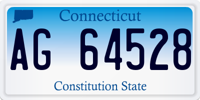 CT license plate AG64528