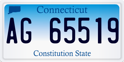 CT license plate AG65519