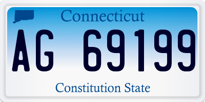 CT license plate AG69199