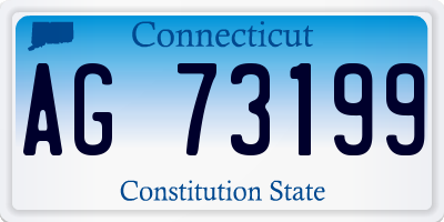 CT license plate AG73199