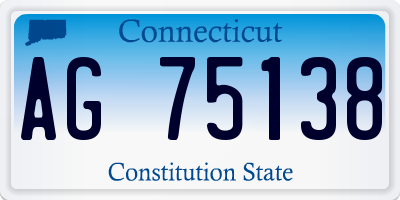CT license plate AG75138