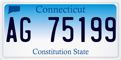 CT license plate AG75199
