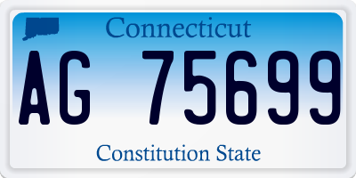 CT license plate AG75699