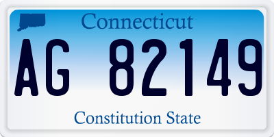 CT license plate AG82149