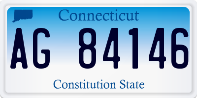 CT license plate AG84146