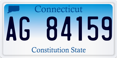 CT license plate AG84159
