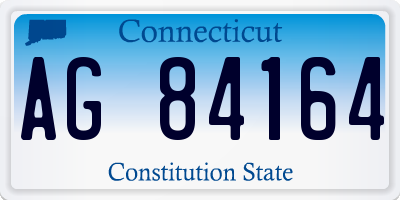 CT license plate AG84164