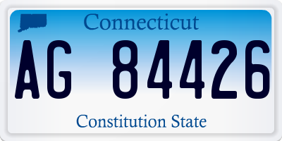CT license plate AG84426
