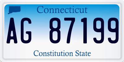 CT license plate AG87199