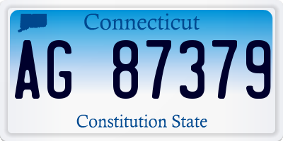 CT license plate AG87379