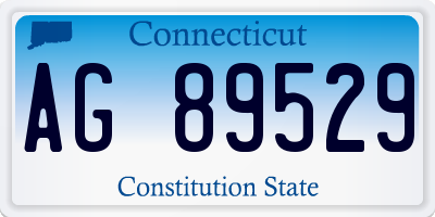 CT license plate AG89529