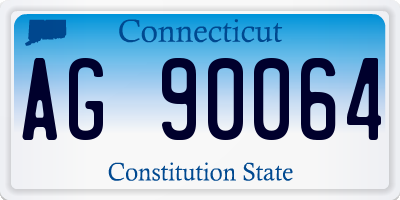 CT license plate AG90064